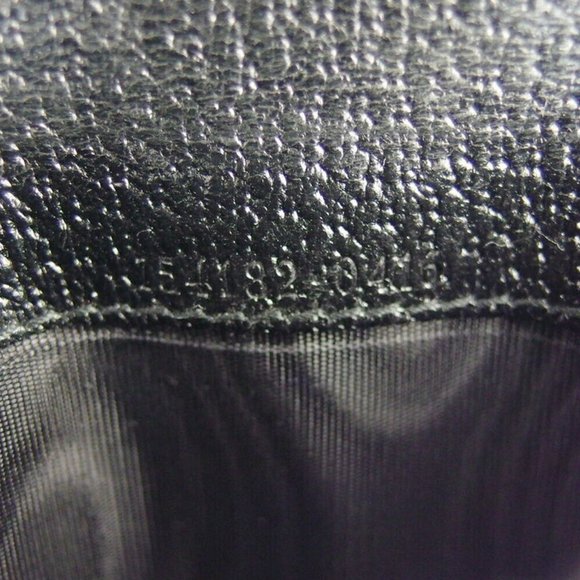 GUCCI W Hook Wallet GG Canvas Canvas ~ Leather Auth Used T19021 - Picture 2 of 10